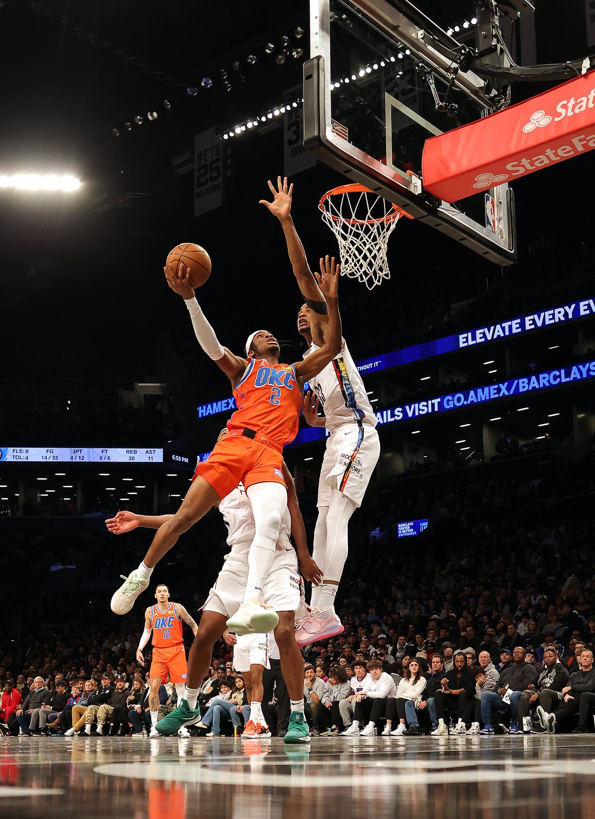 Oklahoma City Thunder v Brooklyn Nets