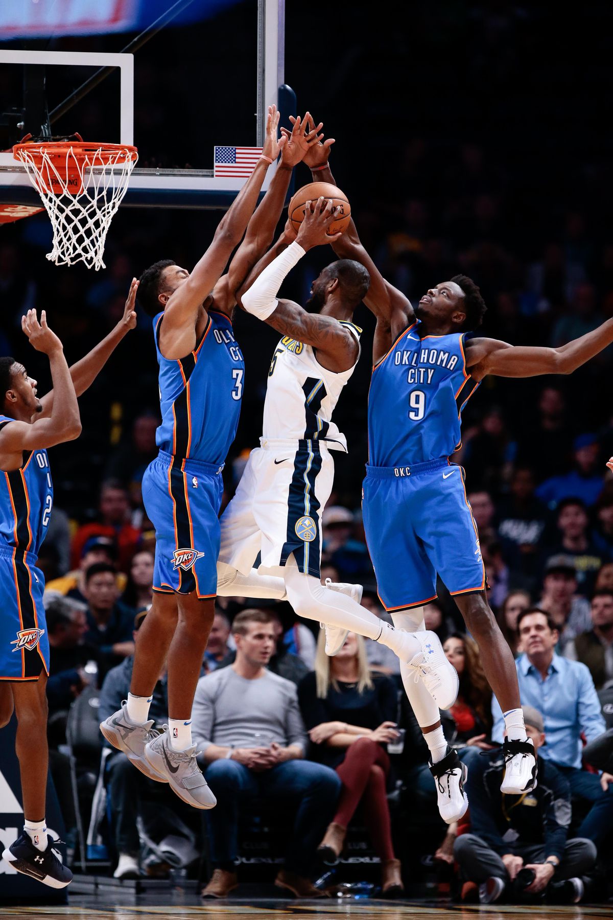 NBA: Preseason-Oklahoma City Thunder at Denver Nuggets