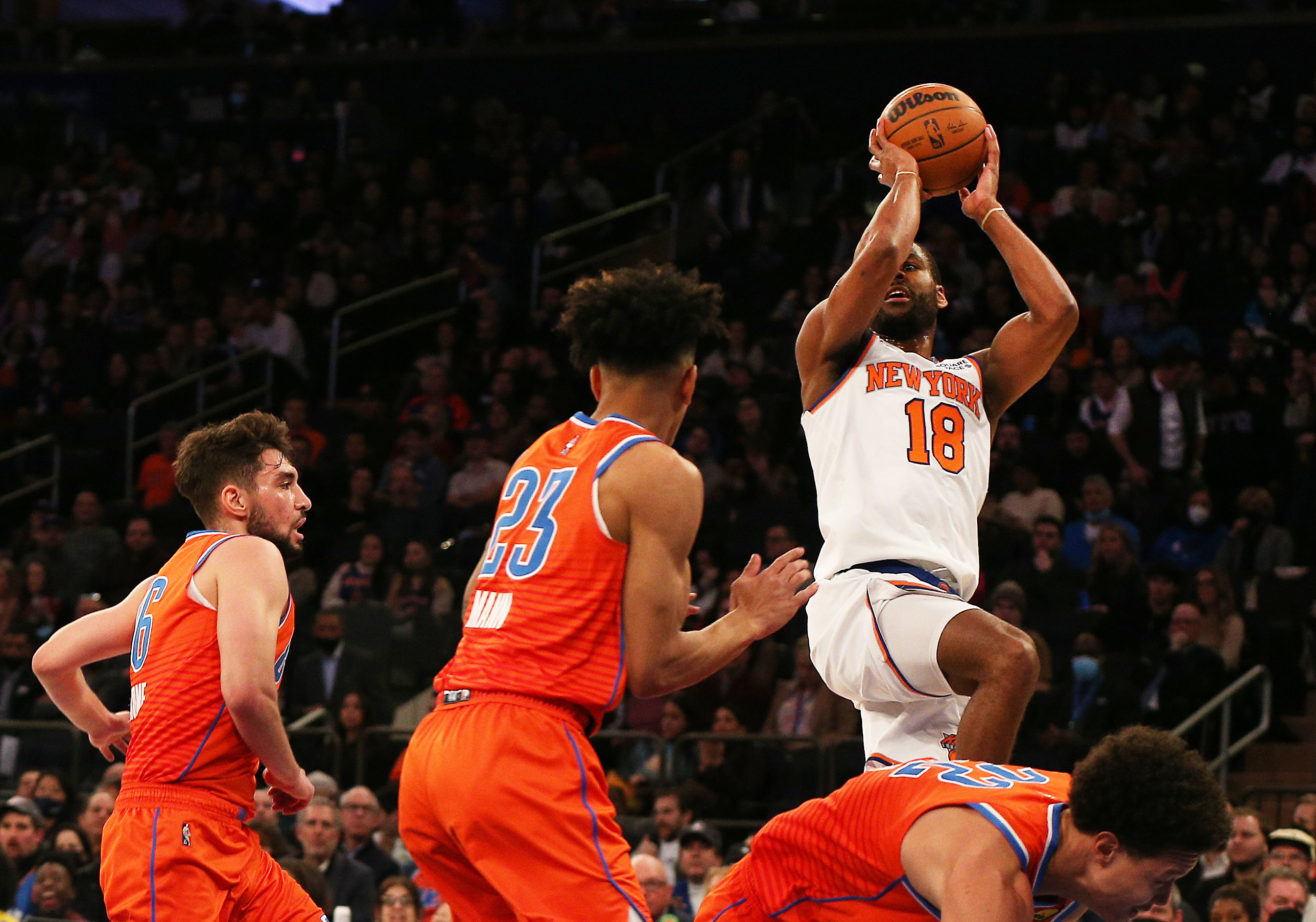 NBA: Oklahoma City Thunder at New York Knicks