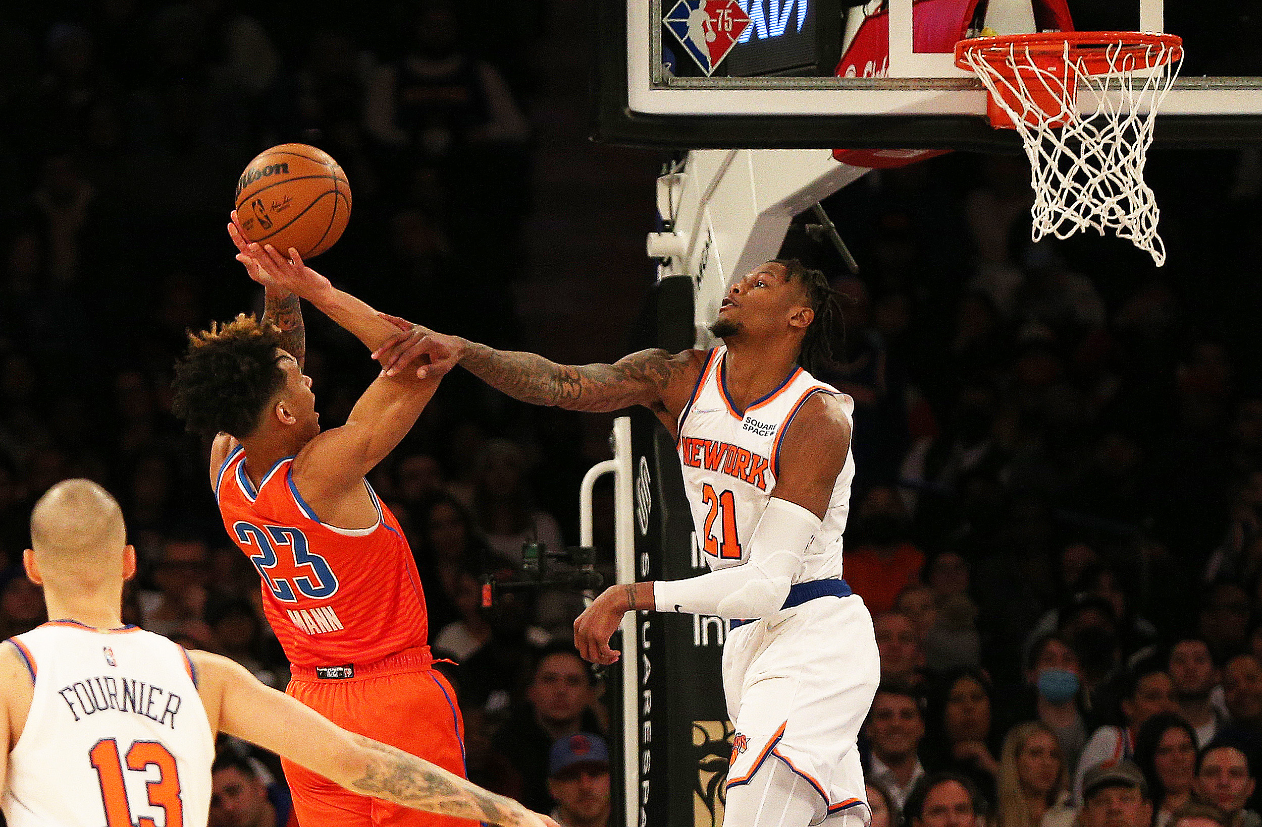 NBA: Oklahoma City Thunder at New York Knicks