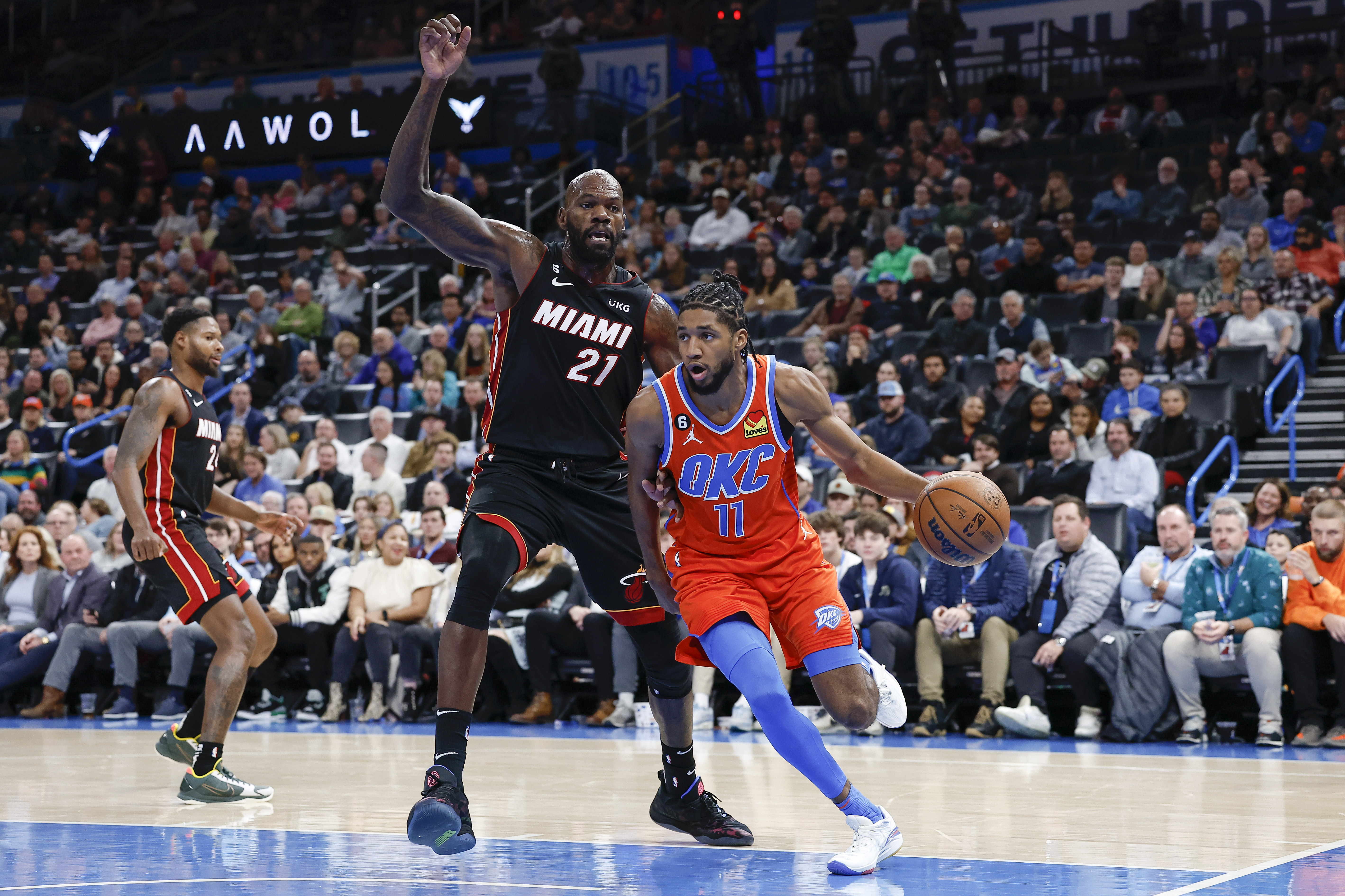 NBA: Miami Heat at Oklahoma City Thunder