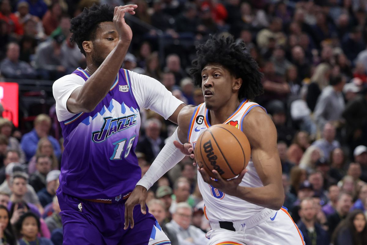 NBA: Oklahoma City Thunder at Utah Jazz